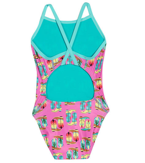Sporti x Alex Walsh Space Cowboy Thin Strap One Piece Swimsuit Youth ...