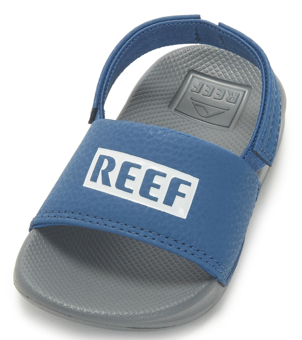 Reef Kids' Little One Slide Sandals (Baby, Toddler) at SwimOutlet.com