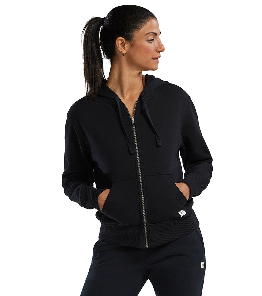 TYR Women's Ultrasoft Heavyweight Terry Full Zip Hoodie at