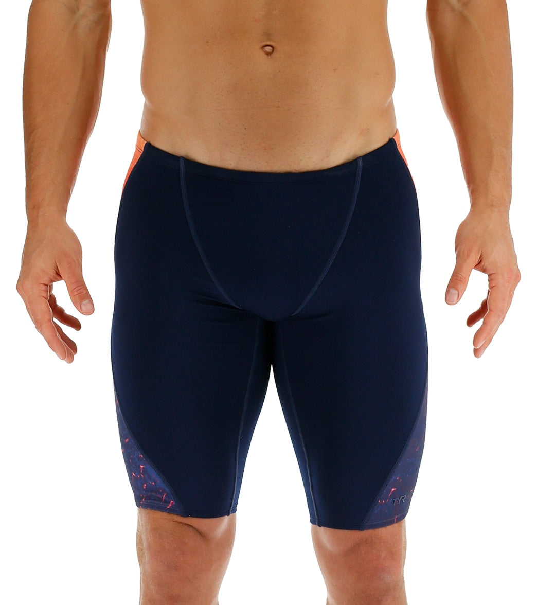 TYR Men's Infrared Blade Splice Jammer Swimsuit at SwimOutlet.com