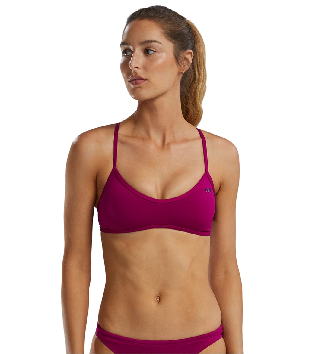 TYR Women's Solid Trinity Bikini Top at SwimOutlet.com
