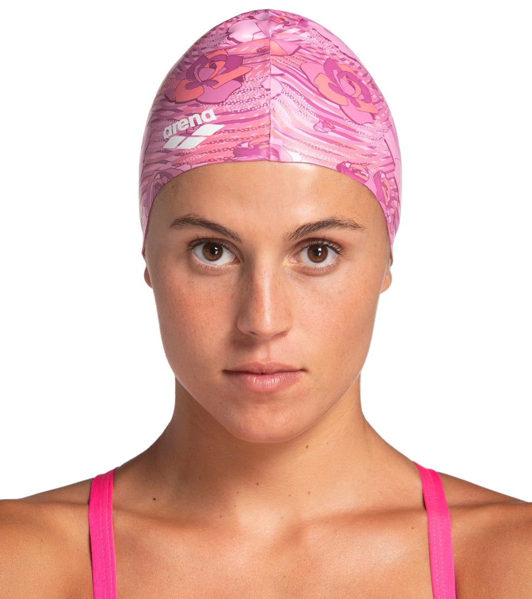 Arena Breast Cancer Awareness Flat Silicone Swim Cap at SwimOutlet.com