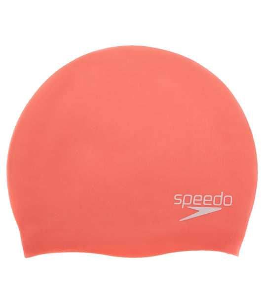 Speedo Elastomeric Solid Silicone Swim Cap at SwimOutlet