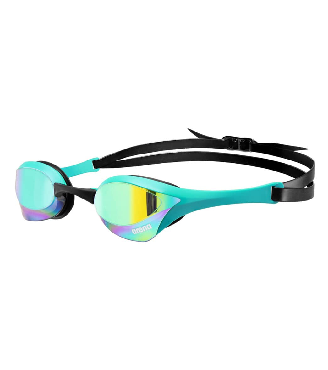 Arena Cobra Ultra Swipe Antifog Mirrored Goggle - Silver/White 