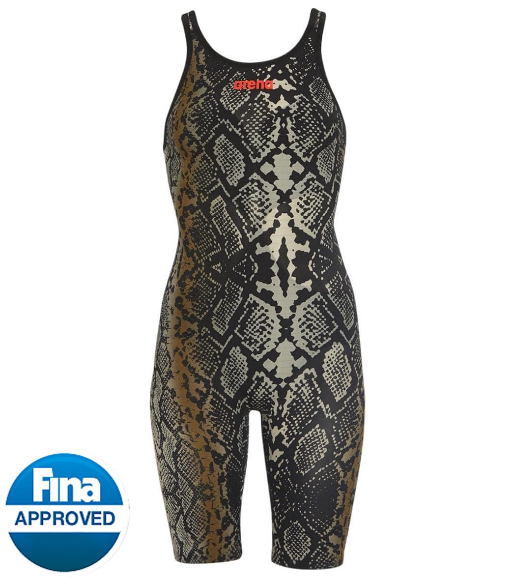 Arena Women's Limited Edition Powerskin Carbon Air2 Full Body Open Back  Tech Suit Swimsuit at SwimOutlet.com