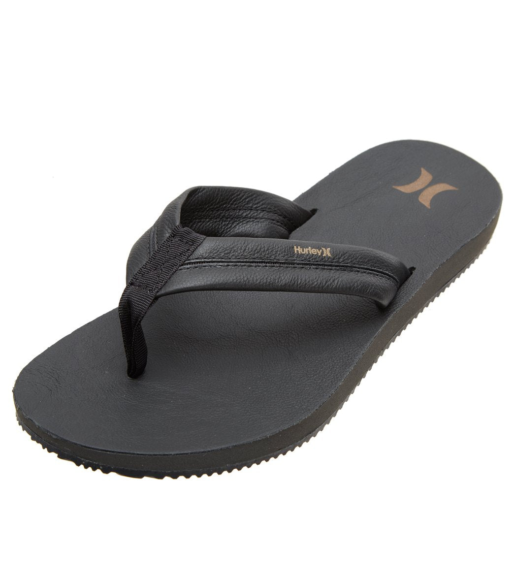 Hurley Men s Lunar Leather Flip Flop at SwimOutlet