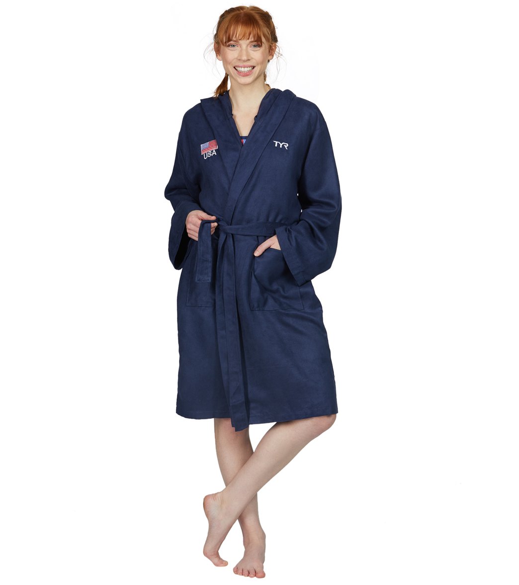TYR Unisex USA Water Polo Robe at SwimOutlet.com