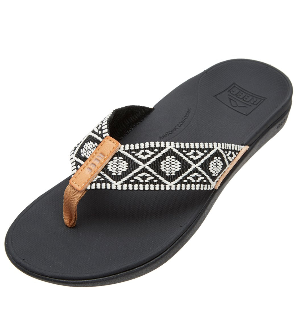 Reef Ortho-Bounce Woven Flip Flop at SwimOutlet.com