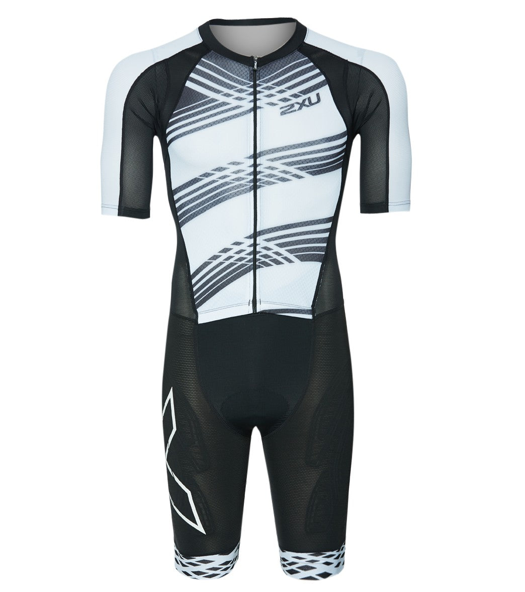 2XU Men's Compression Full Zip Sleeved Tri Suit at SwimOutlet.com
