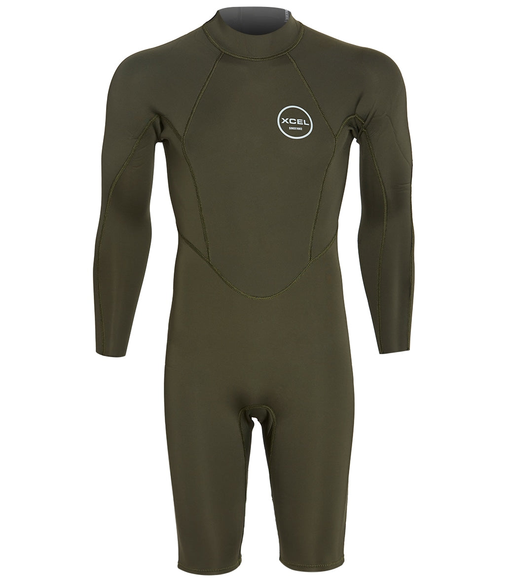 Xcel Men's 2MM Axis Long Sleeve Back Zip Spring Suit at SwimOutlet.com