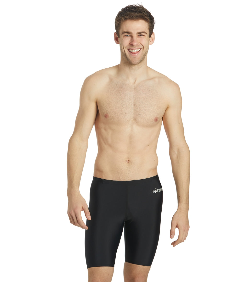 iSwim Men's Hashtag Jammer Swimsuit at SwimOutlet.com