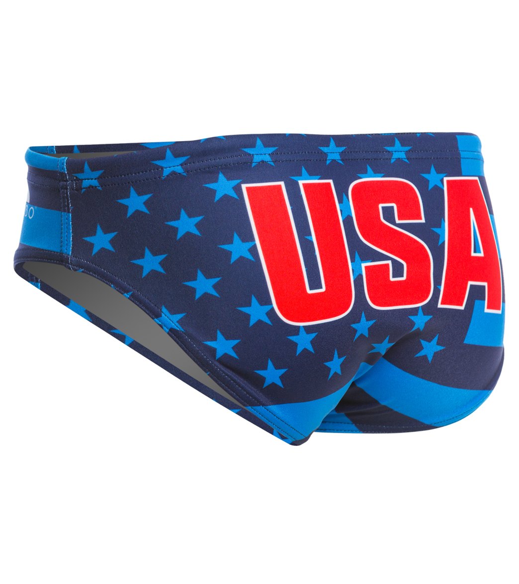 Turbo Team USA Men's Olympic Water Polo Brief at SwimOutlet.com