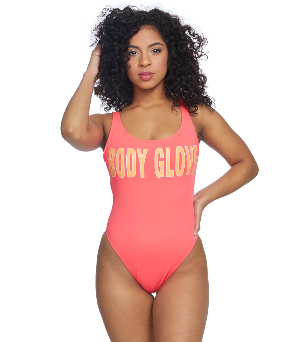 Body Glove 80's Throwback The Look One Piece Swimsuit at SwimOutlet.com