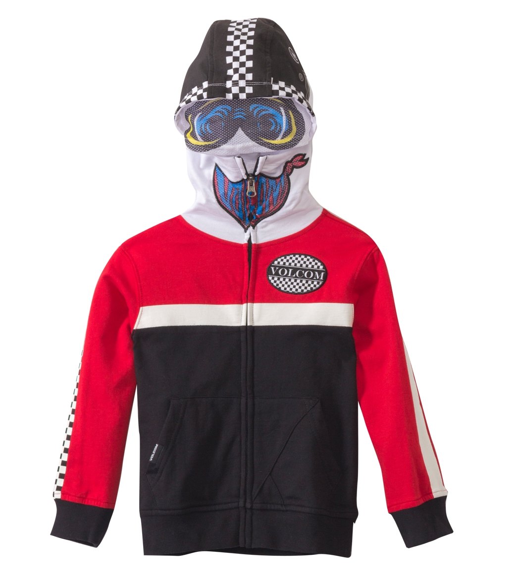 Volcom Boys' In the Race L/S Full Zip Hoodie (2T-4T) at SwimOutlet.com