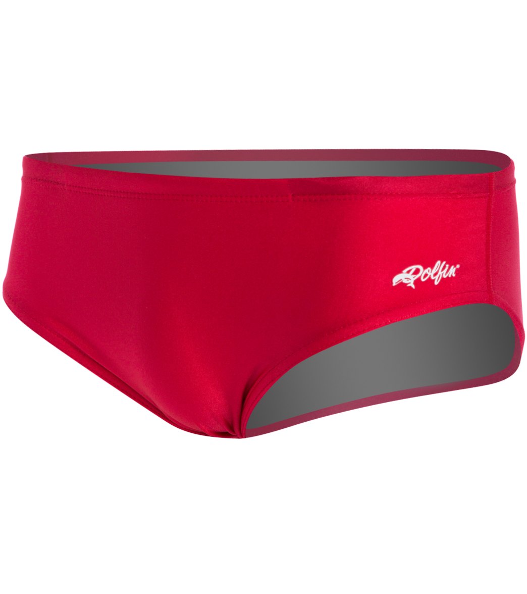 Dolfin Xtra Life Lycra Solid Male Racer Brief Swimsuit at SwimOutlet.com