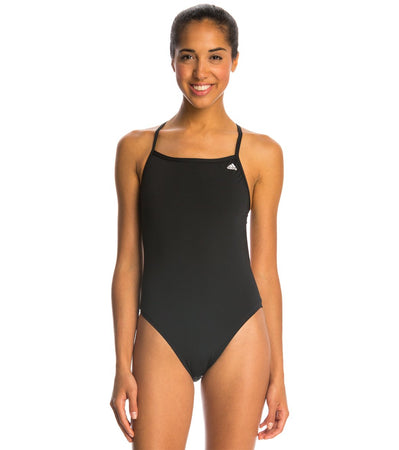 Adidas Women's Infinitex + Solids C Back One Piece Swimsuit at  SwimOutlet.com