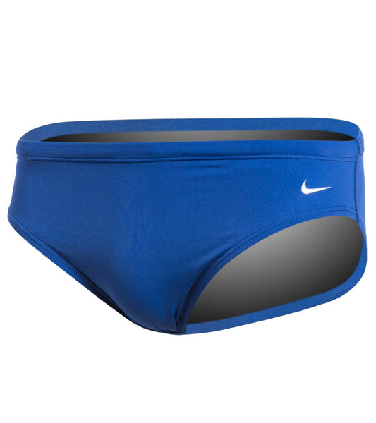 Nike Men's Solid Poly Brief Swimsuit at SwimOutlet.com