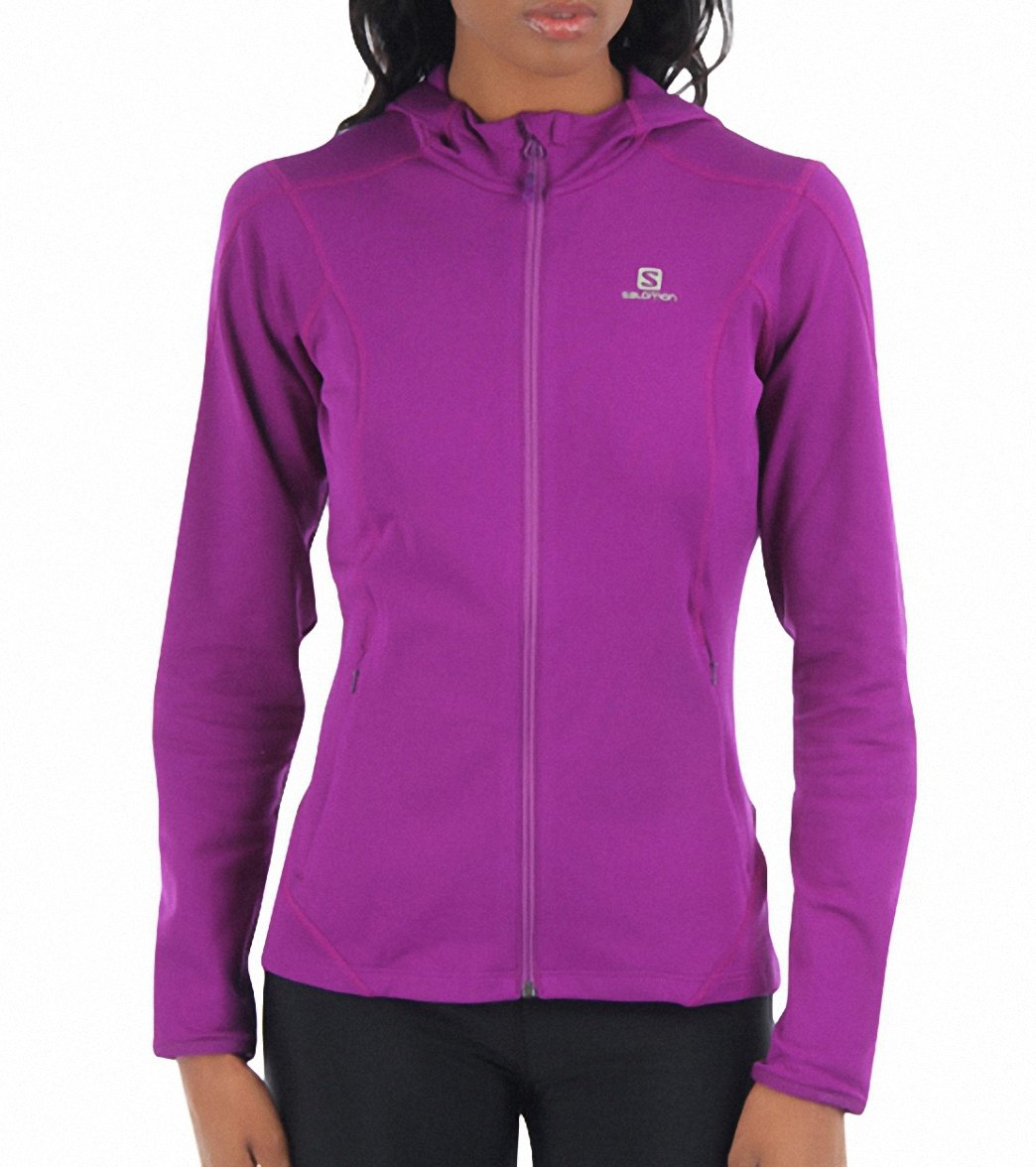 Salomon Women's Discovery Hooded Running Midlayer at SwimOutlet.com
