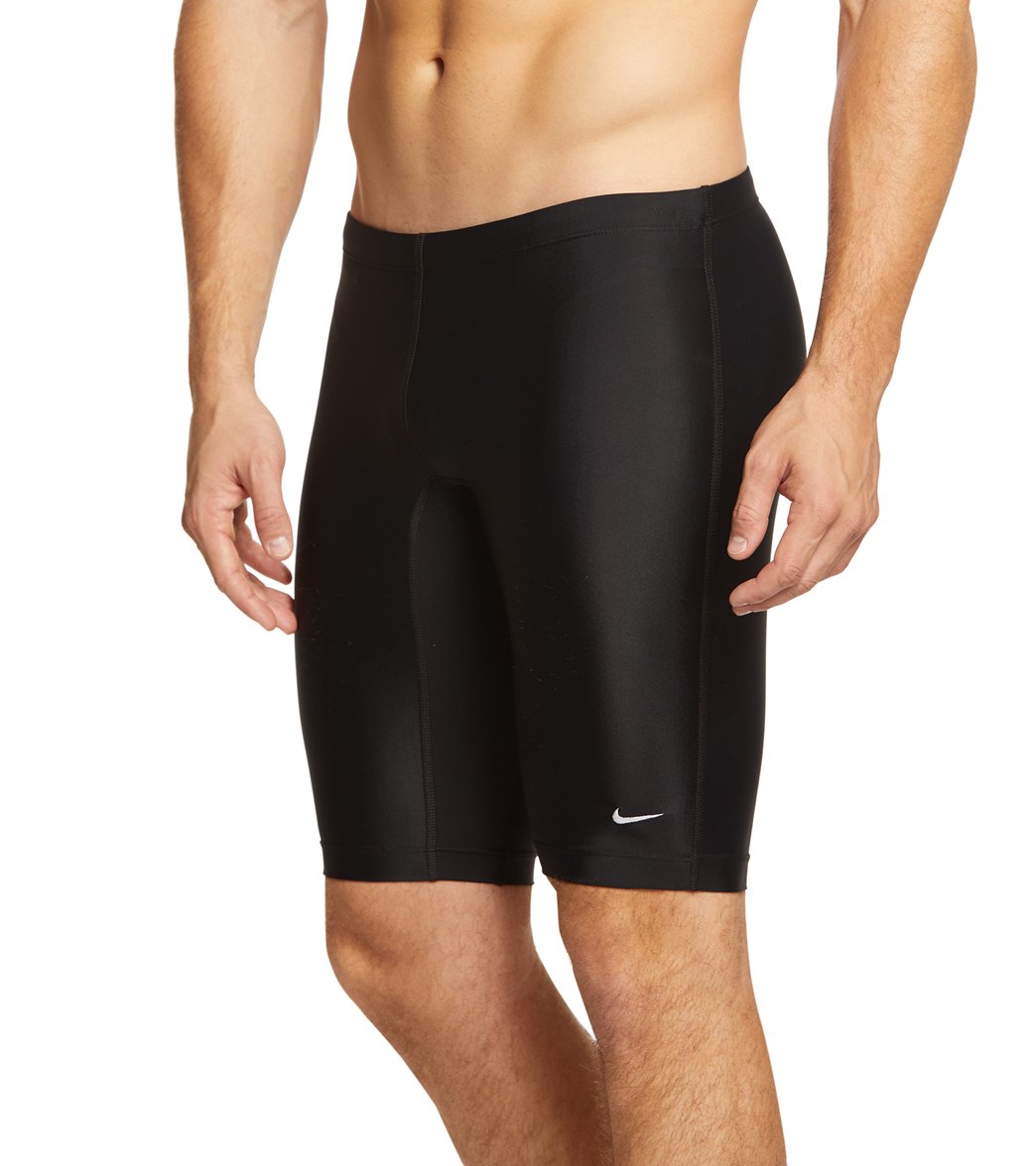 Nike Swim Nylon Core Solids Jammer Swimsuit at SwimOutlet.com