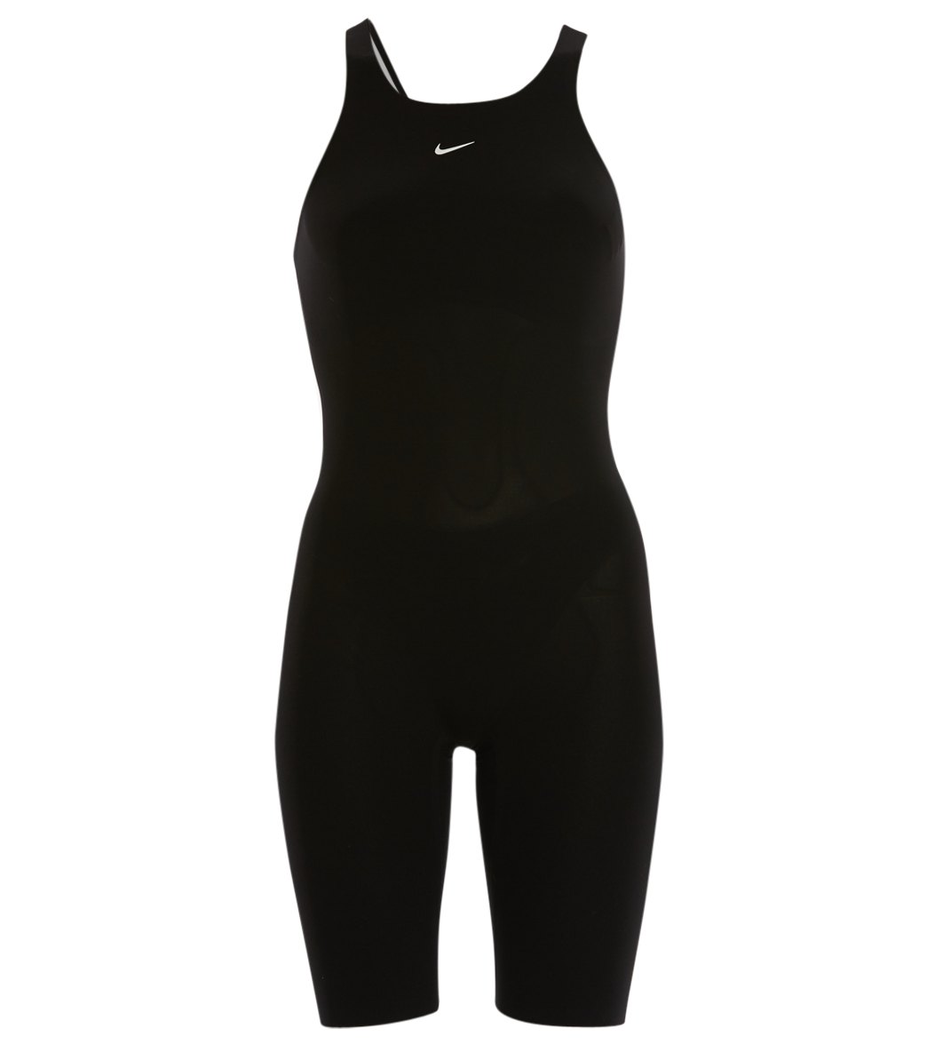 Nike Women's Flex LT Solid Open Back Kneeskin Tech Suit Swimsuit at  SwimOutlet.com