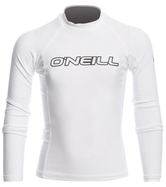 O'Neill Basic Skins Long Sleeve Rashguard White / S