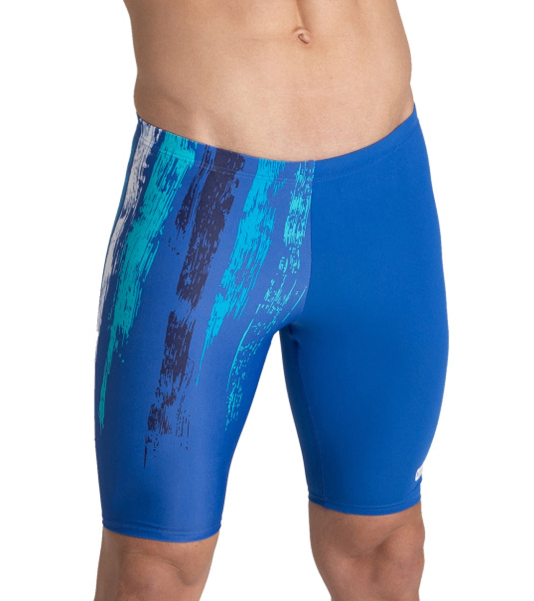 Arena Men's Team Painted Stripes Jammer Swimsuit at SwimOutlet.com