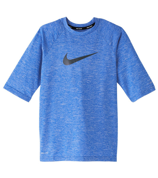 Heathered rashguard T-shirt, Nike Swim, Men's Fitted Swimwear Online