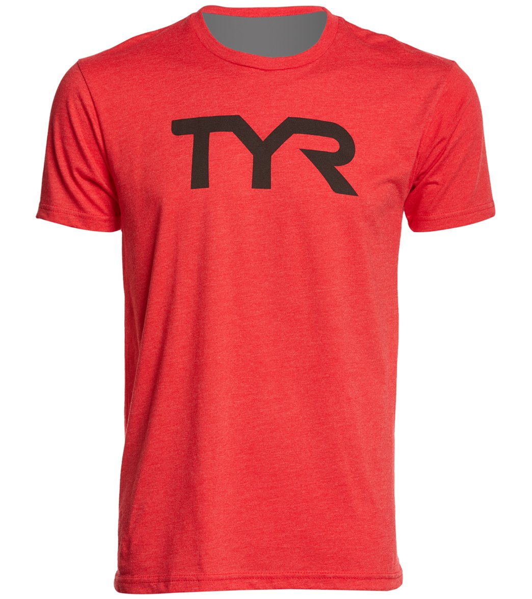 TYR Men's Team TYR Basic Graphic T Shirt at SwimOutlet.com