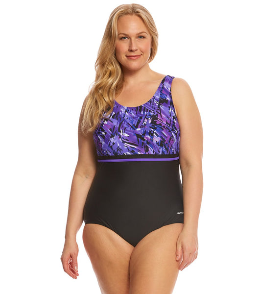 Waterpro Lightning Thin Strap One Piece Swimsuit (SwimOutlet Exclusive) at