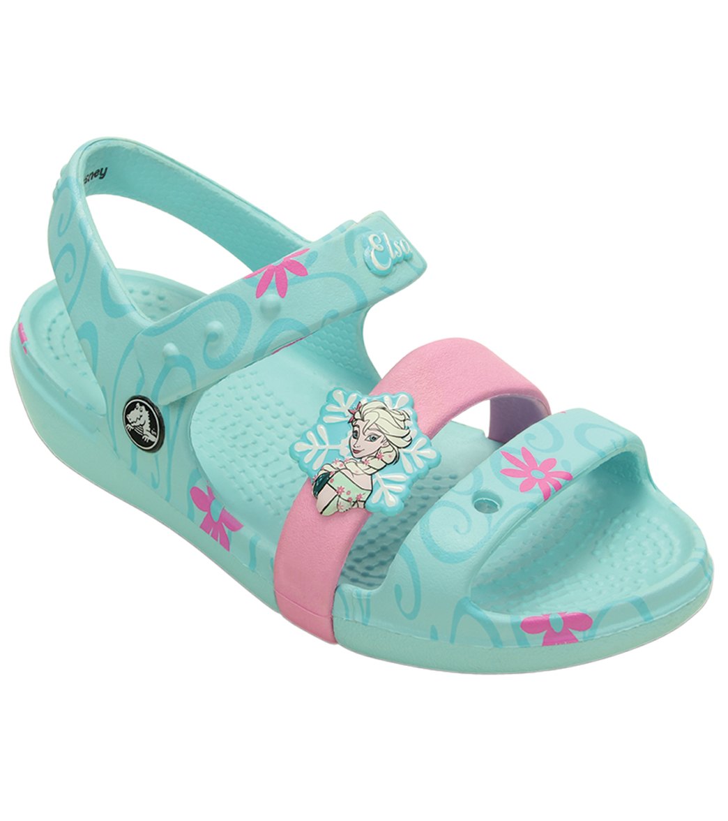 Crocs Girls' Keeley Frozen Fever Sandal (Toddler/ Little Kid/ Big Kid) at  SwimOutlet.com