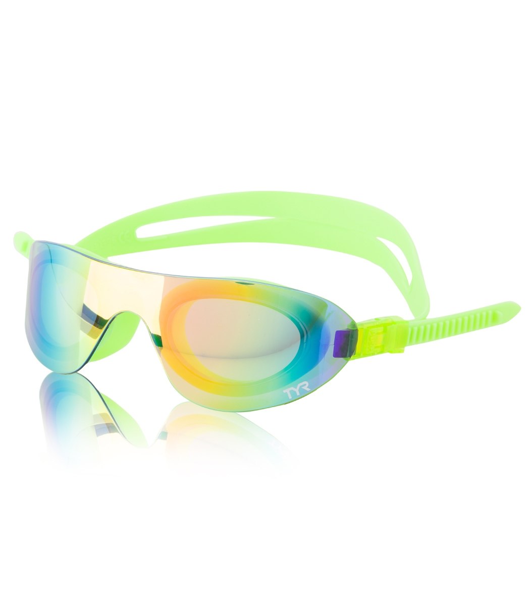 TYR Swim Shades Mirrored Active Goggle at SwimOutlet.com