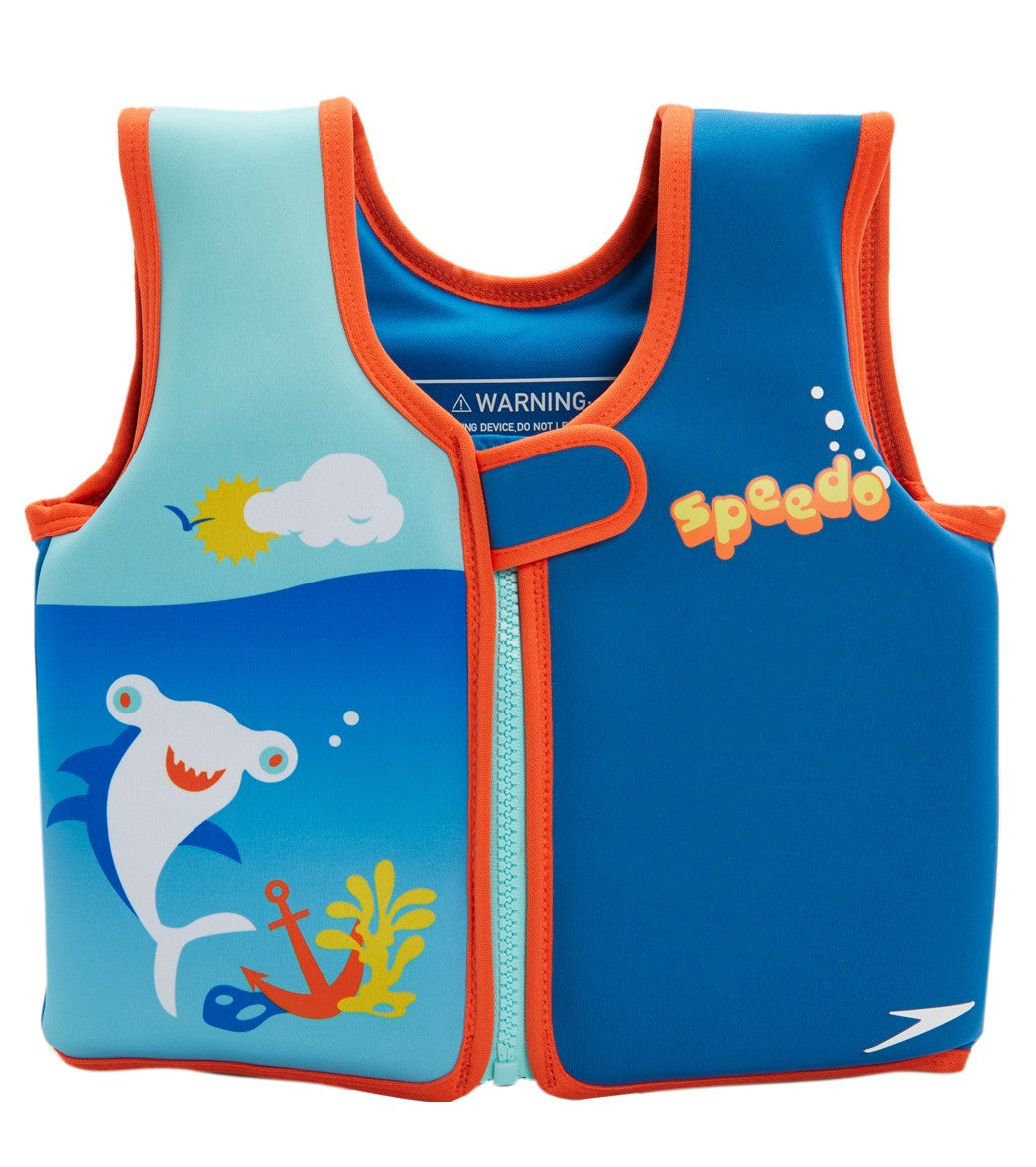 Speedo Boys' Learn To Swim Printed Neoprene Swim Vest (2yrs-6yrs) at  SwimOutlet.com