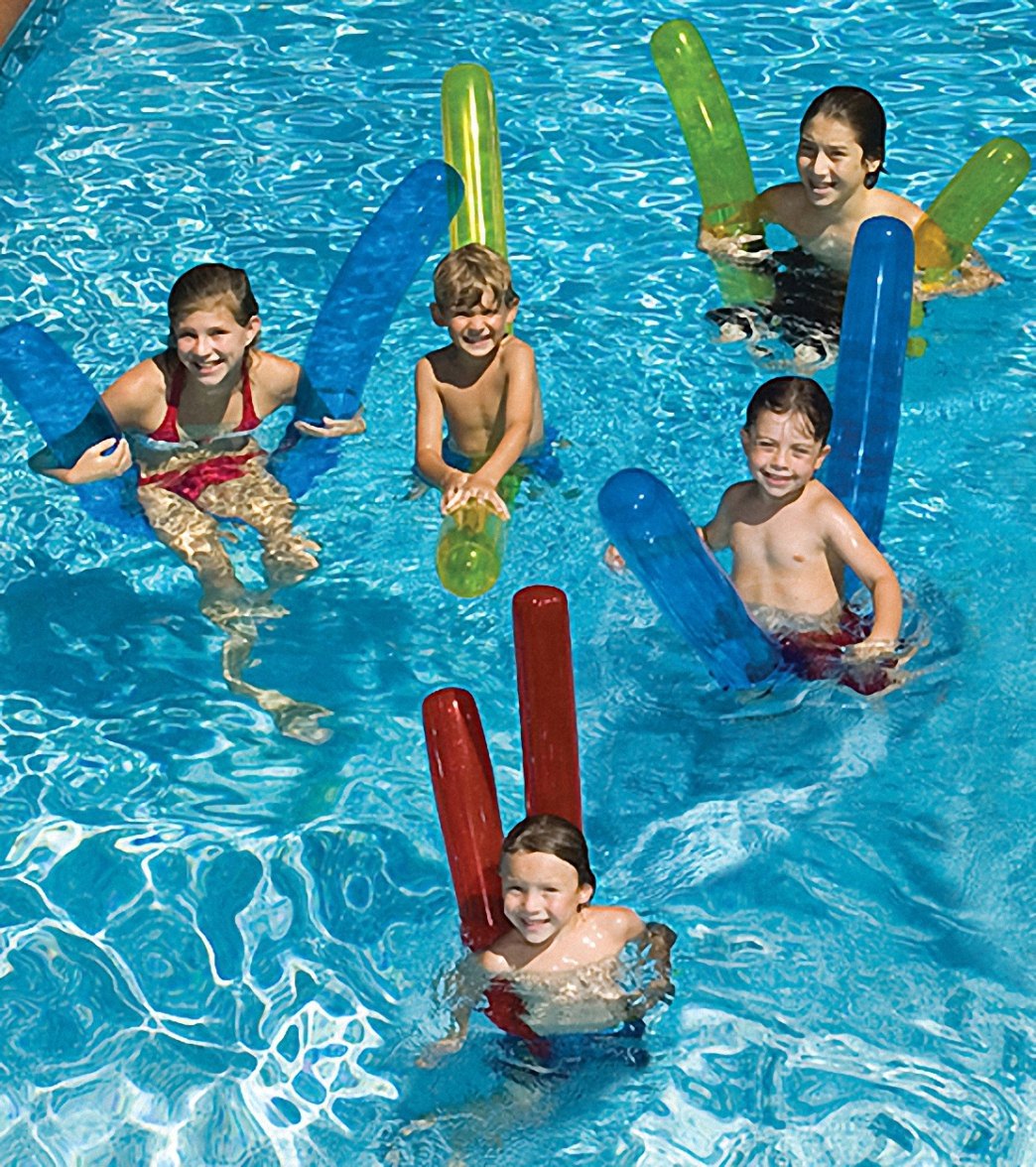 Swimline 72" Inflatable Pool Noodles (6 pack) at SwimOutlet.com