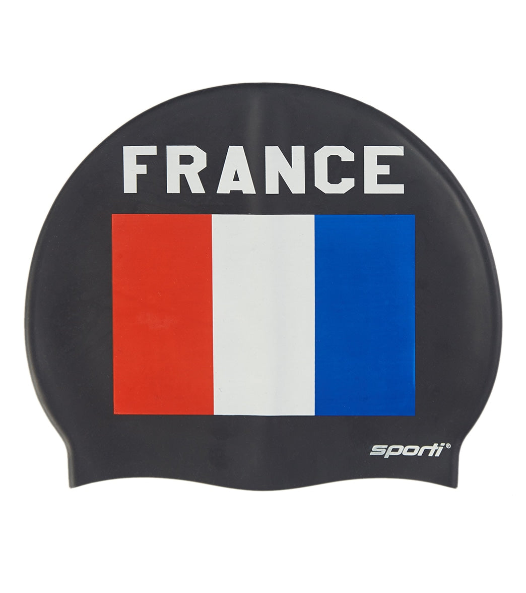 Sporti France Silicone Swim Cap at SwimOutlet.com