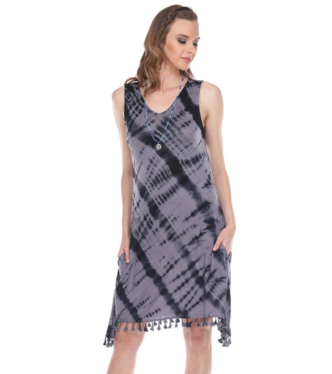 Yak & Yeti Dress Tie Dye Tassel Trim at SwimOutlet.com