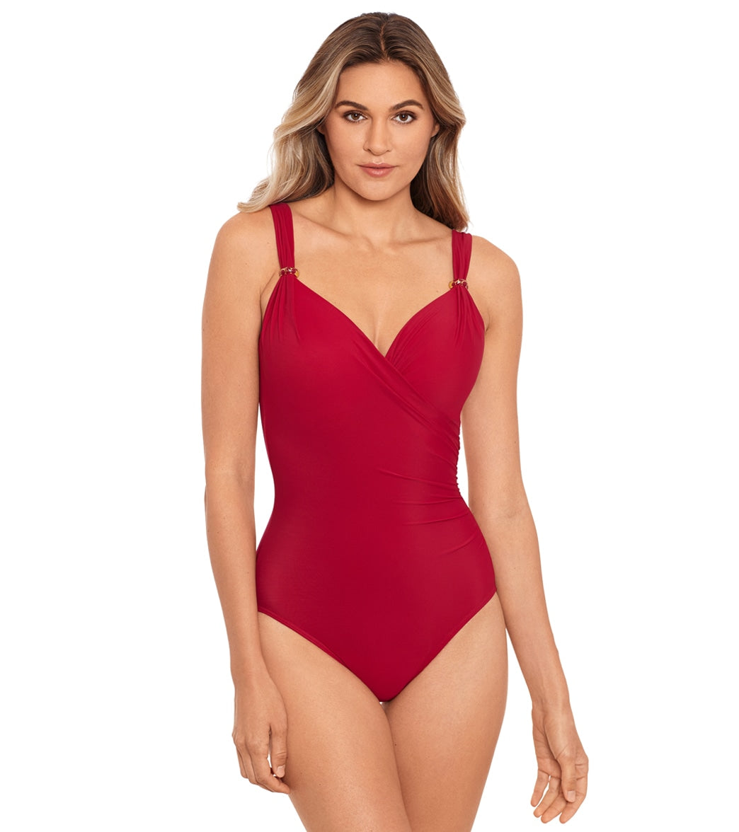 Miraclesuit Women's Swimwear Solid Sanibel DD Cup Bra Size Underwire One  Piece Swimsuit : Miraclesuit: : Fashion