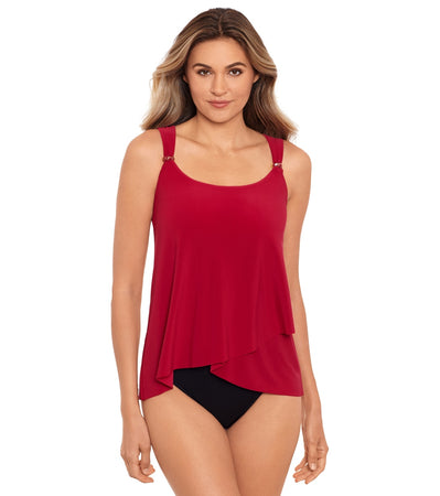 Miraclesuit Women's Razzle Dazzle Underwire Tankini Top