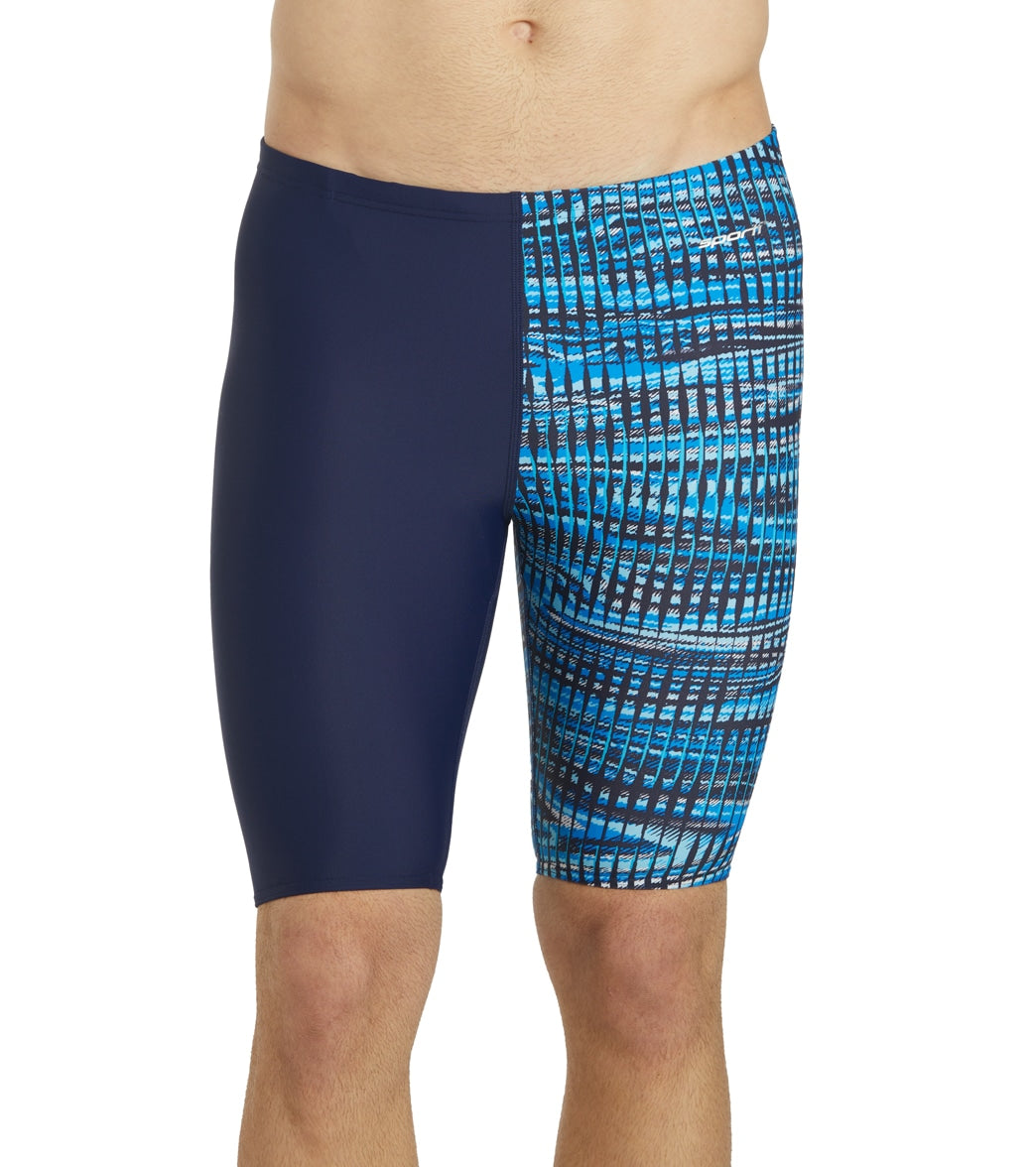 Sporti Drift Jammer Swimsuit Blue at SwimOutlet.com