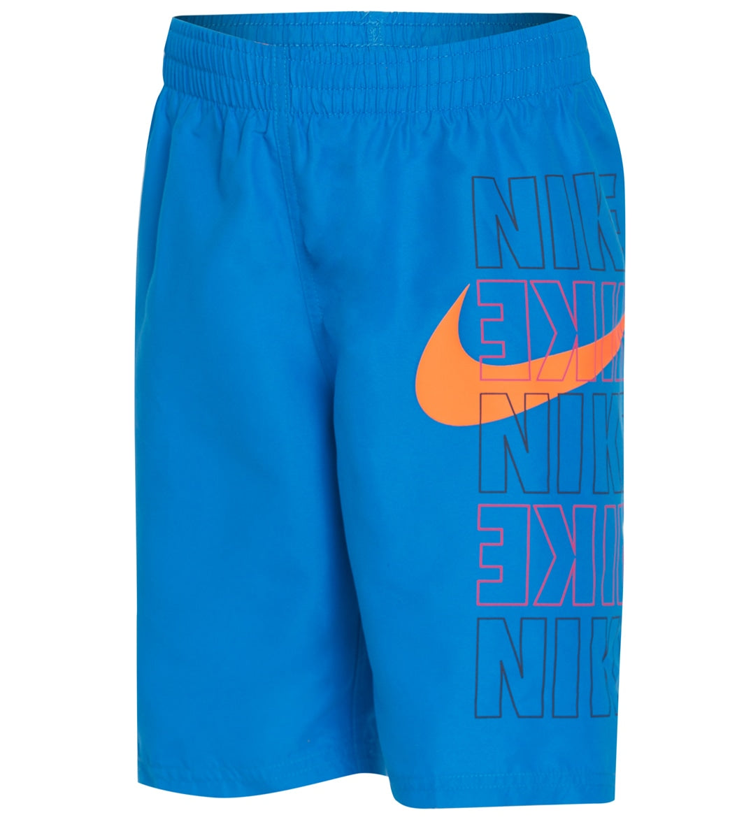 Nike Boys' Block Logo Breaker 8" Volley Short (Big Kid) at SwimOutlet.com