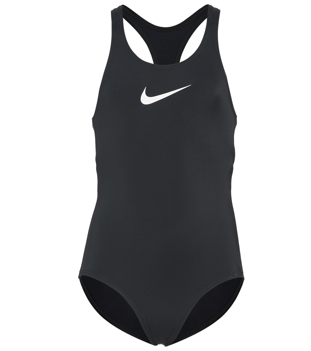 Nike Girls' Essential Racerback One Piece Swimsuit (Little Kid) at  SwimOutlet.com