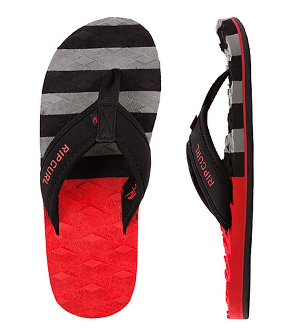 Flip flops with online traction