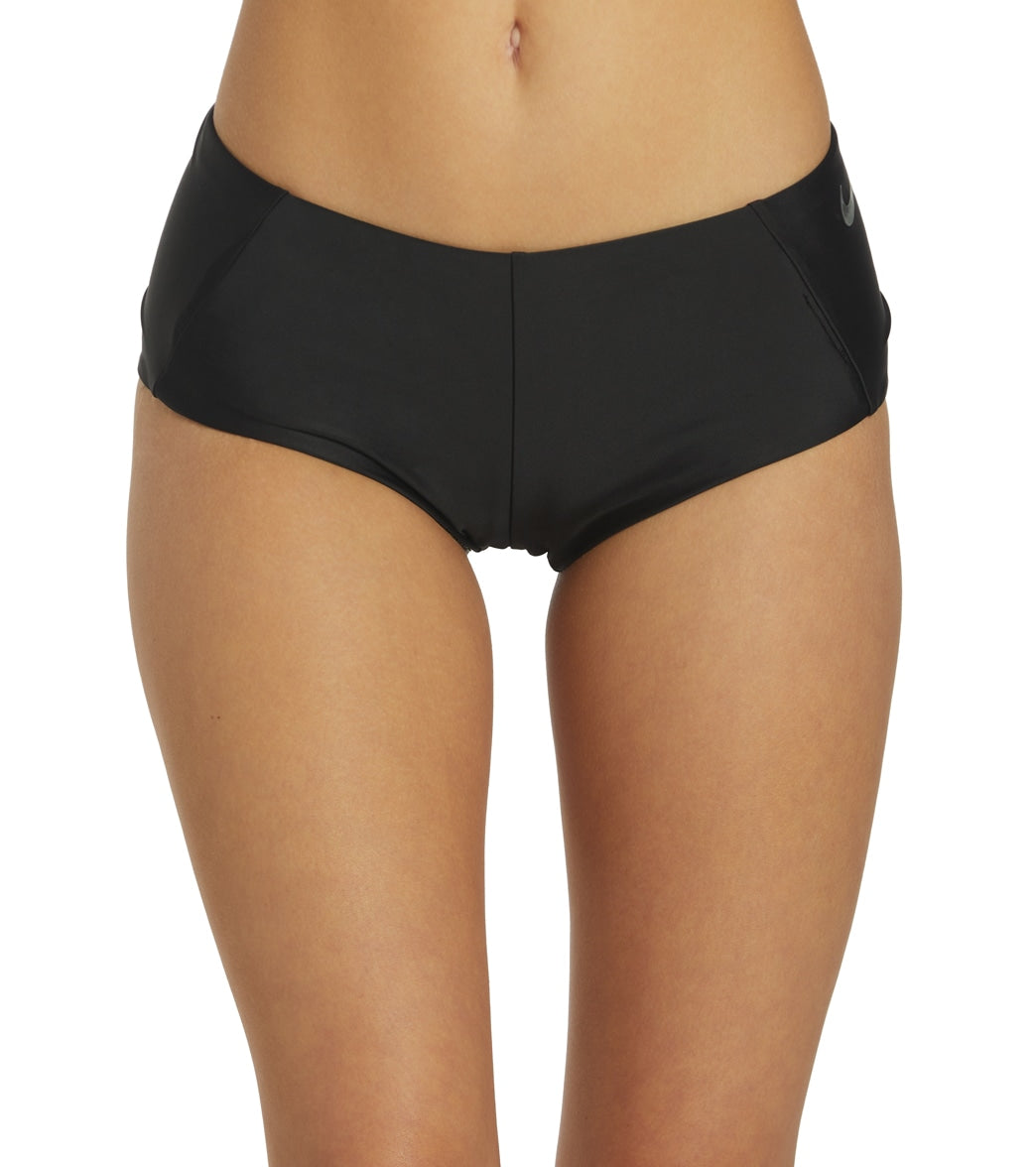 Nike Women's Hydralock Cheeky Kickshort Bikini Bottom at SwimOutlet.com