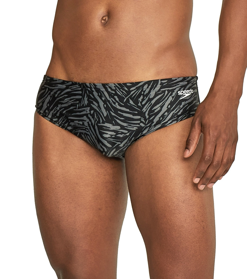 Speedo Men's Abstract Tiger Brief Swimsuit at SwimOutlet.com