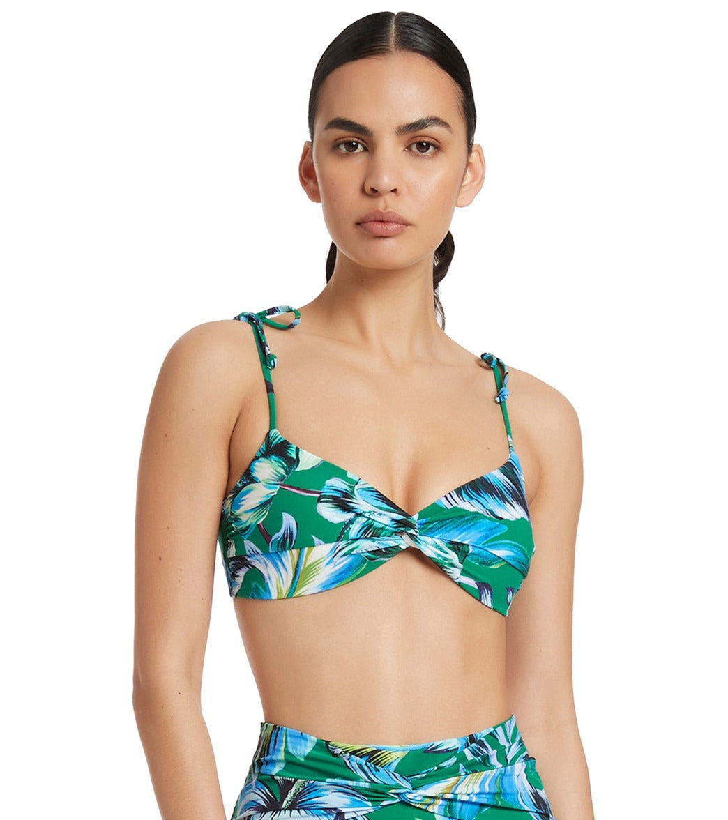 Jets Swimwear Australia Women's Viva Twist Front Bikini Top at  SwimOutlet.com