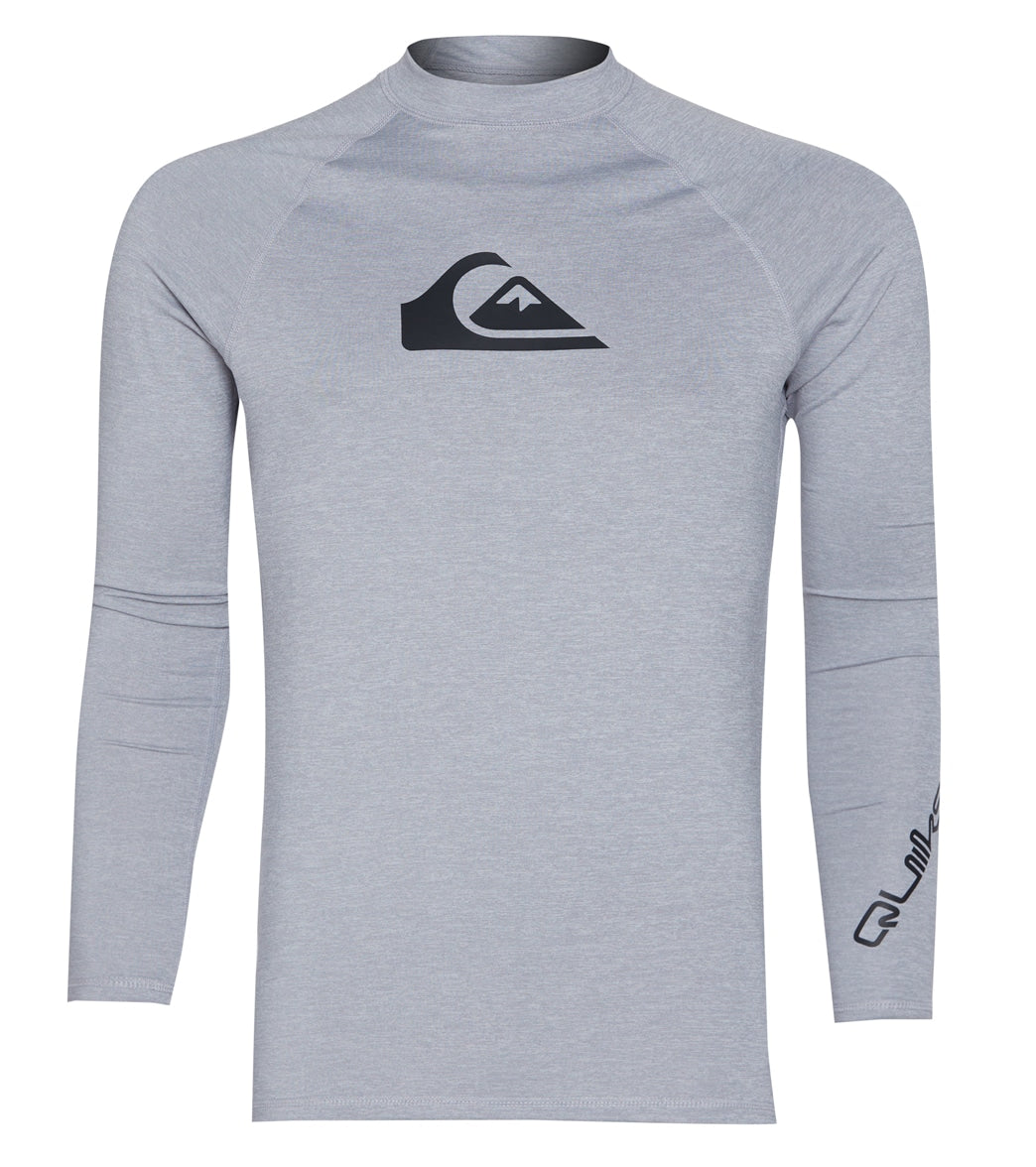 Quiksilver Men's All Time Long Sleeve UPF 50 Rash Guard at SwimOutlet.com
