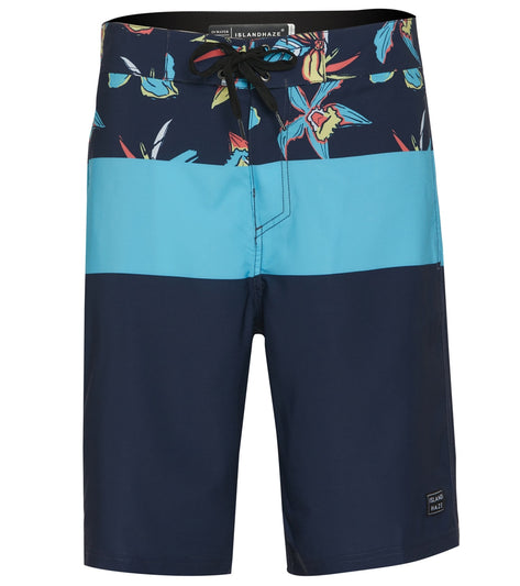 Island Haze Men's Top Floral Board Shorts at SwimOutlet.com