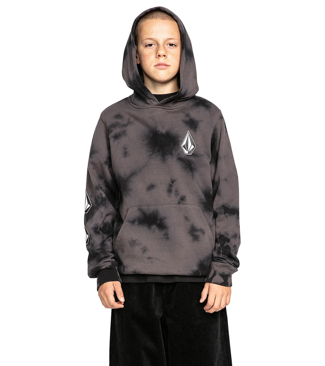 Volcom Boys' Iconic Stone Plus Pullover Hoodie (Big Kid) at SwimOutlet.com