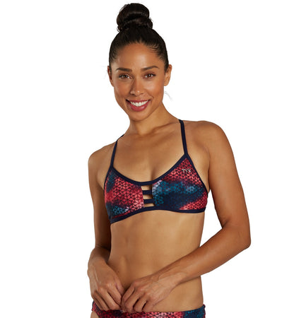 TYR Women's Starhex Pacific Tieback Bikini Top at