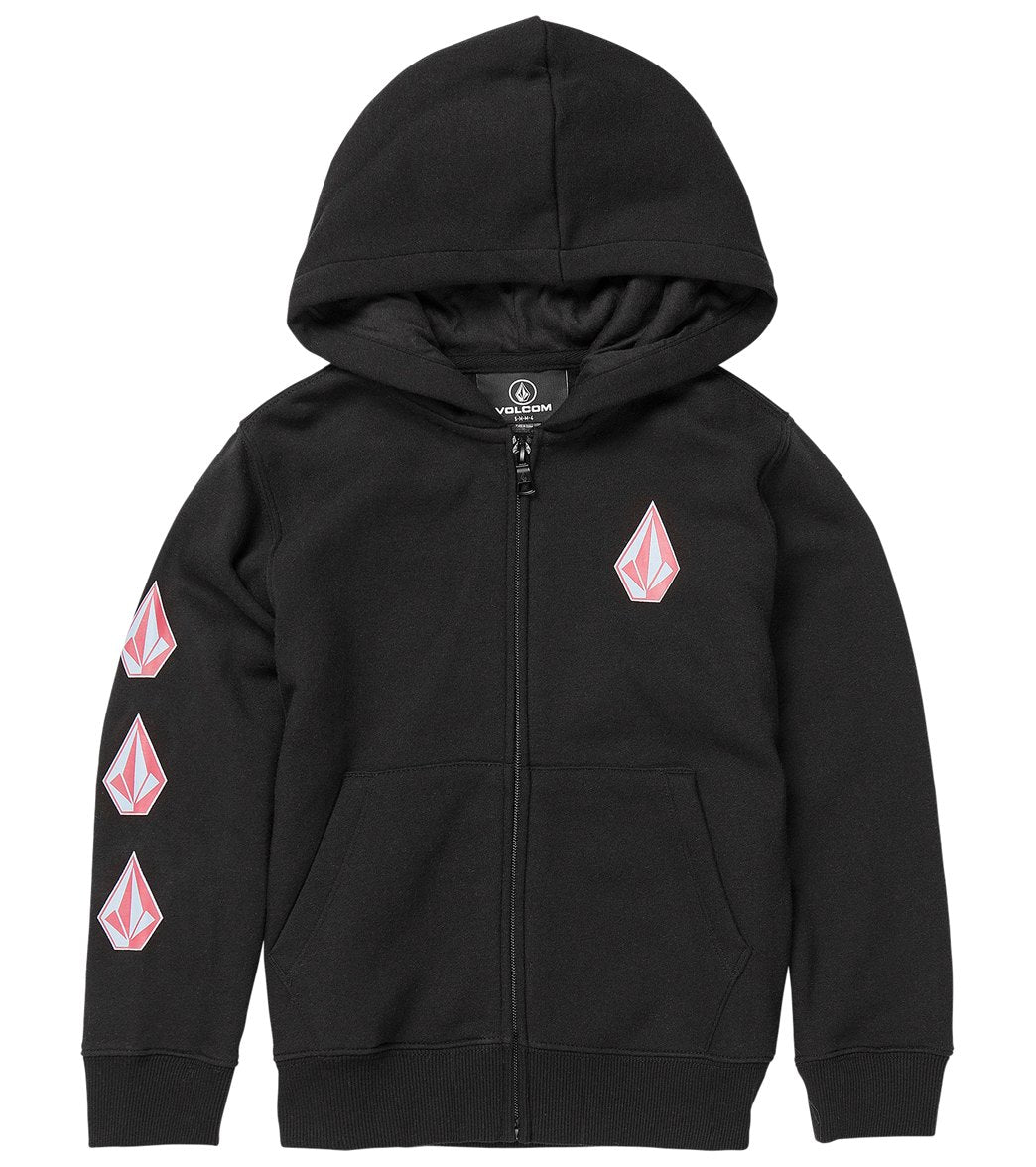 Volcom Boys' Iconic Stone Zip Hoodie (Toddler, Little Kid) at SwimOutlet.com