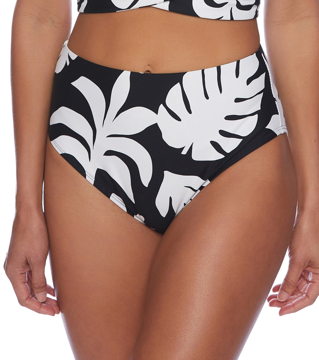 Next by Athena Women's Mondrian High Waist Bikini Bottom at SwimOutlet.com